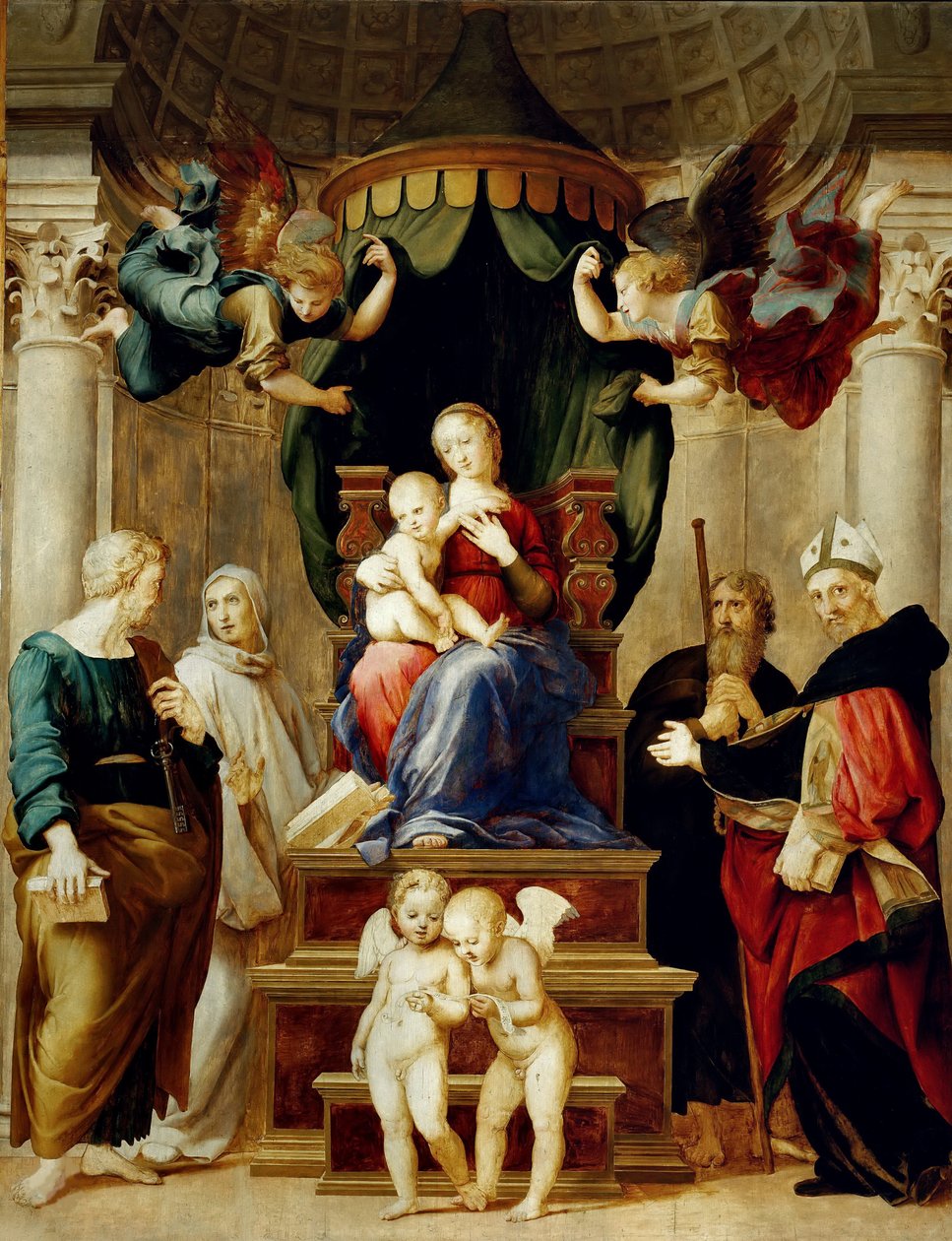 Madona z Baldacchina, asi 1506-1508. od Raphael