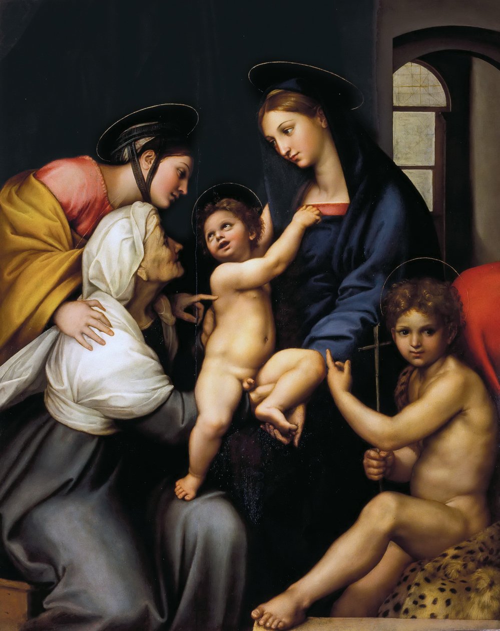 Madonna of the Impintage, 1513-1514. od Raphael