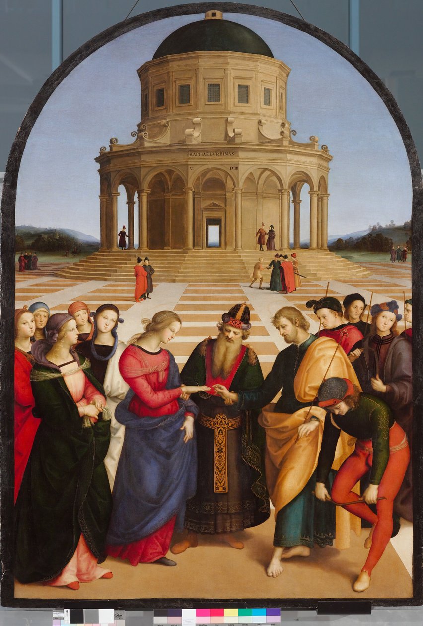 Sňatek Panny, 1504 od Raphael