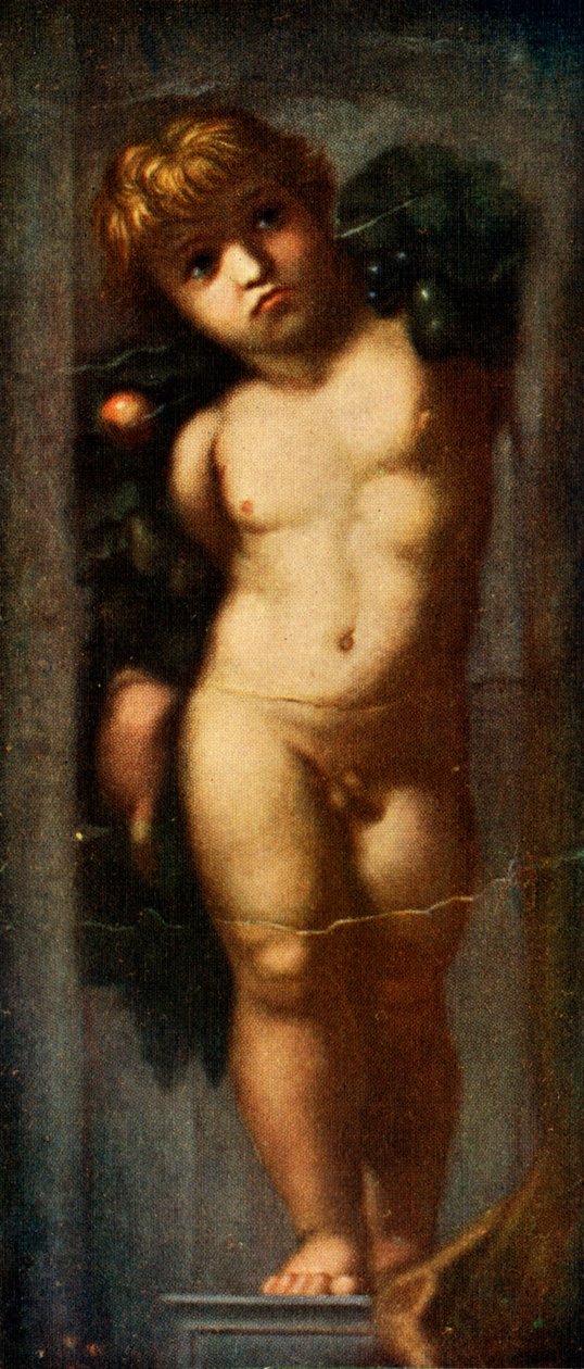 Putto s girlandou, c1510, c1912 od Raffaello Sanzio Raphael
