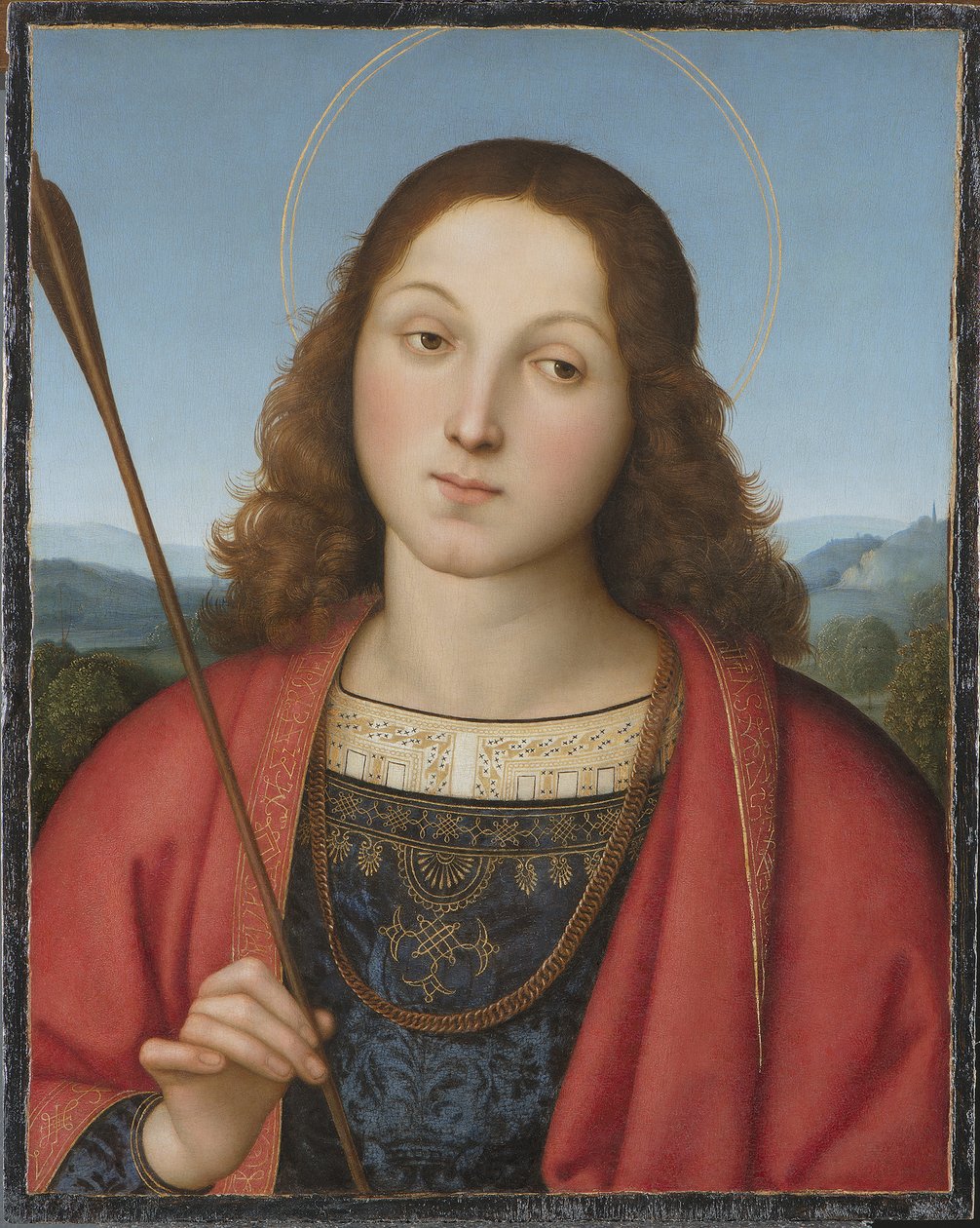 Svatý Šebestián, asi 1501-1502 od Raffaello Sanzio Raphael