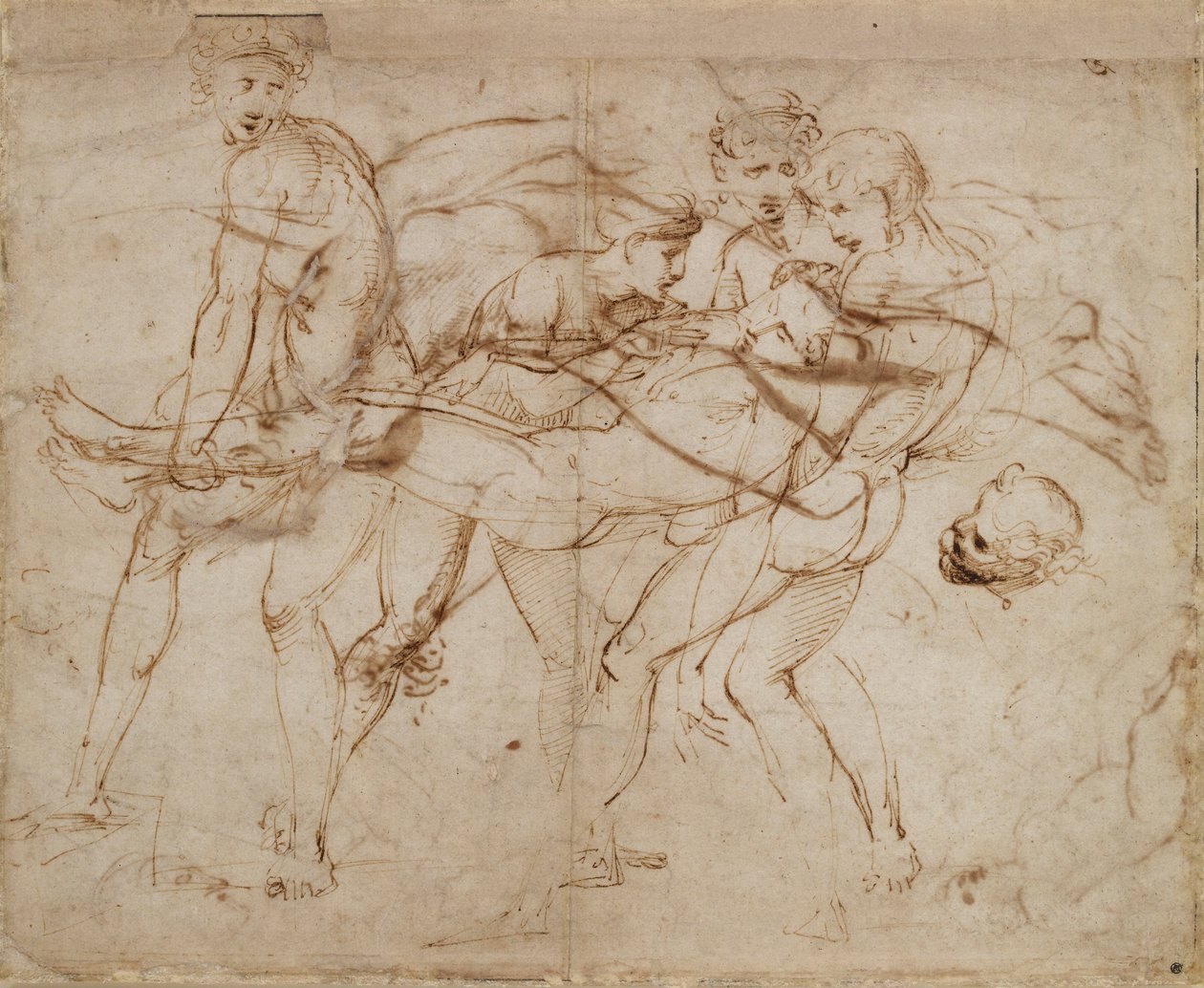 Smrt Adonise, počátek 16. století od Raphael