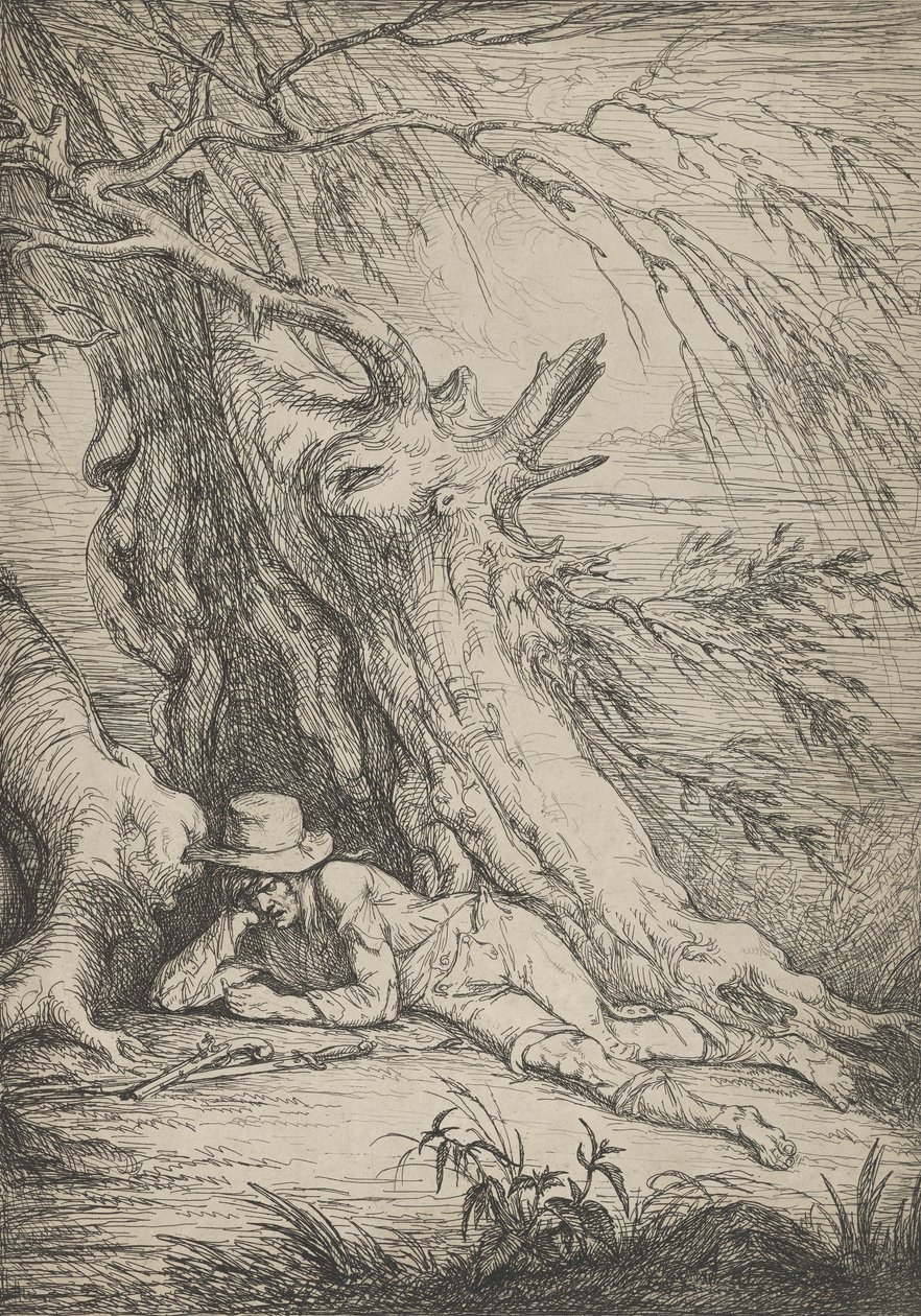 Bandita pod stromem, 1795-1801. od Raphael Lamar West