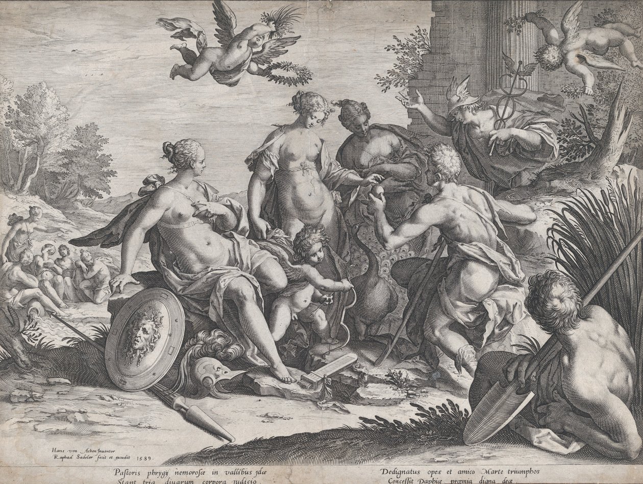 Soud v Paříži, 1589. od Raphael Sadeler