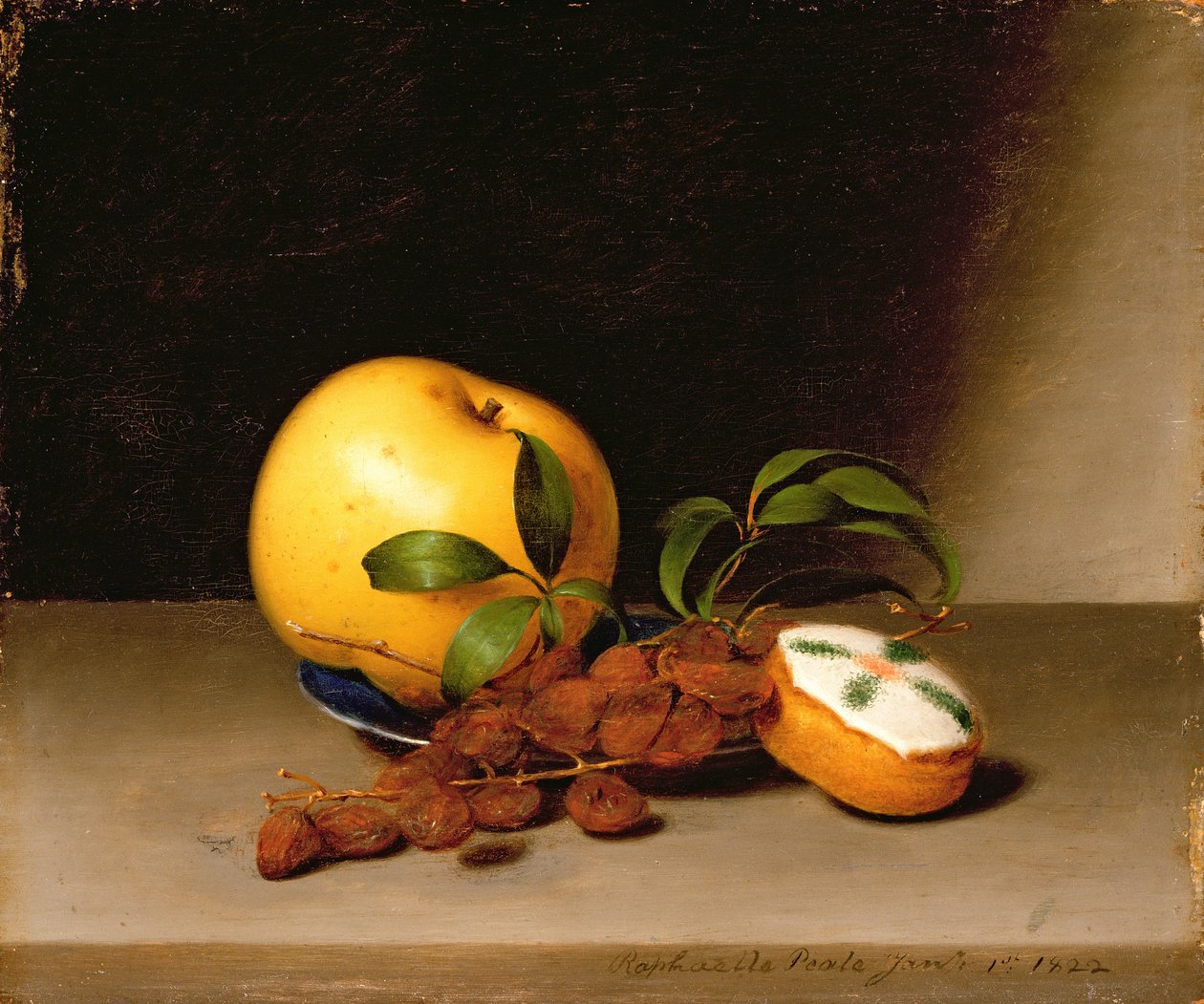Zátiší s dortem, 1822 od Raphaelle Peale