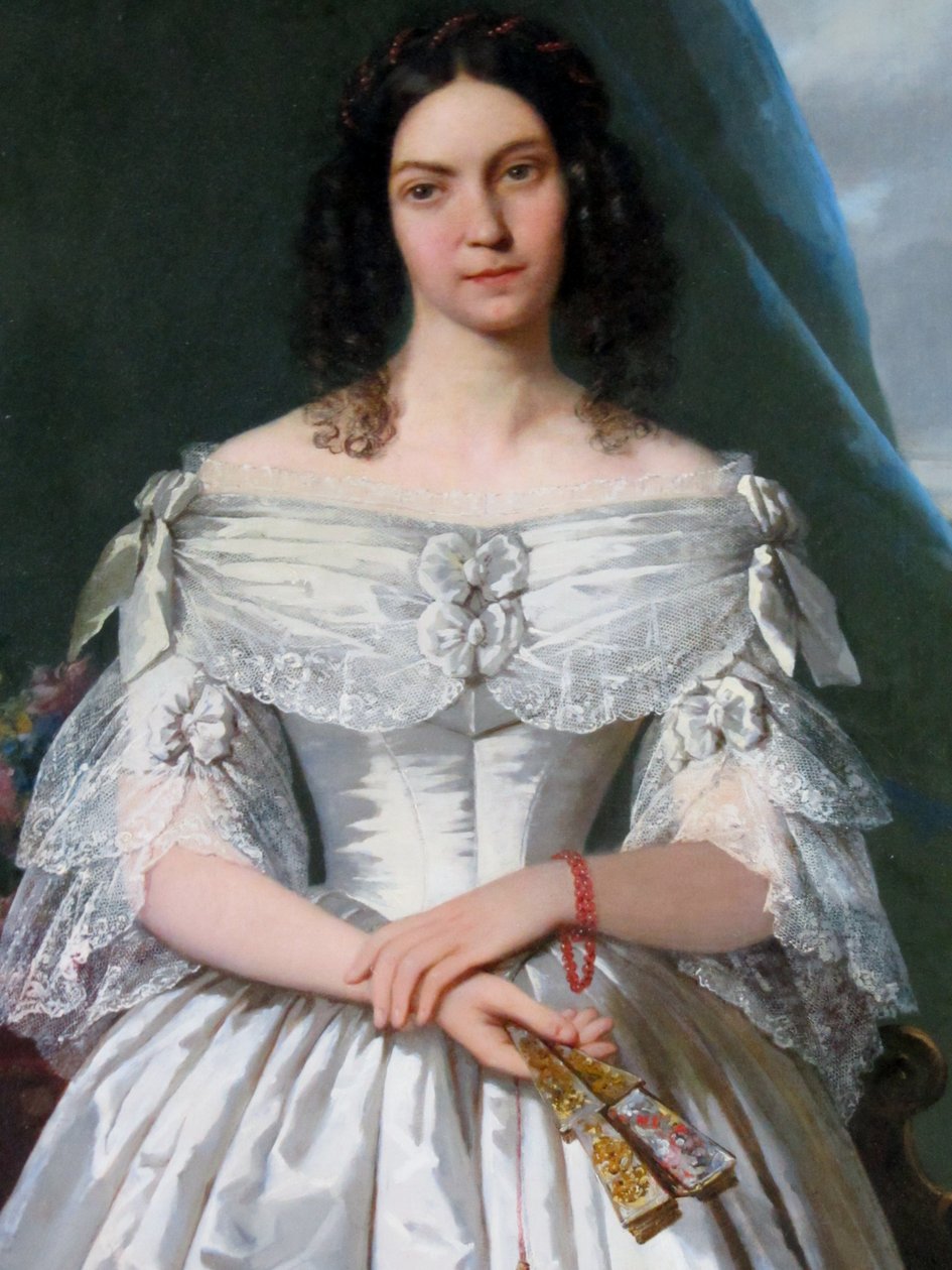 Dáma z Peru od Raymond Auguste Quinsac Monvoisin
