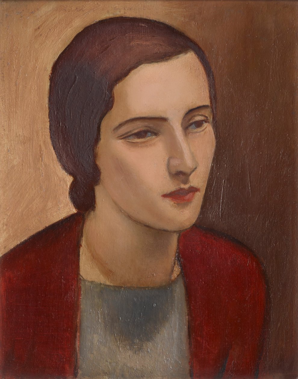 Hlava dívky od Raymond McIntyre