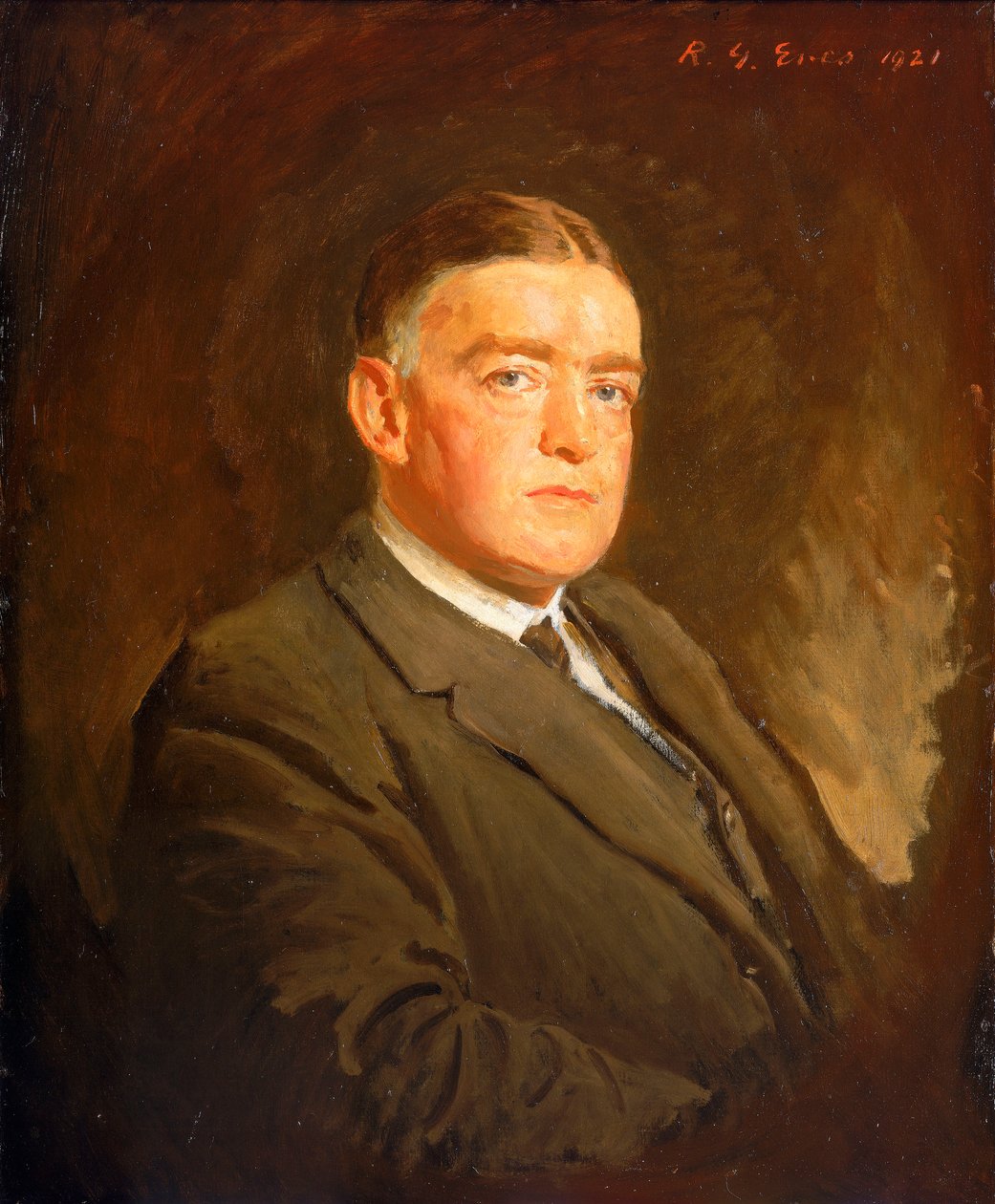 Sir Ernest Henry Shackleton (1874-1922) od Reginald Grenville Eves