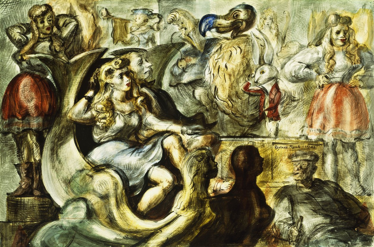 Alenka v říši divů od Reginald Marsh