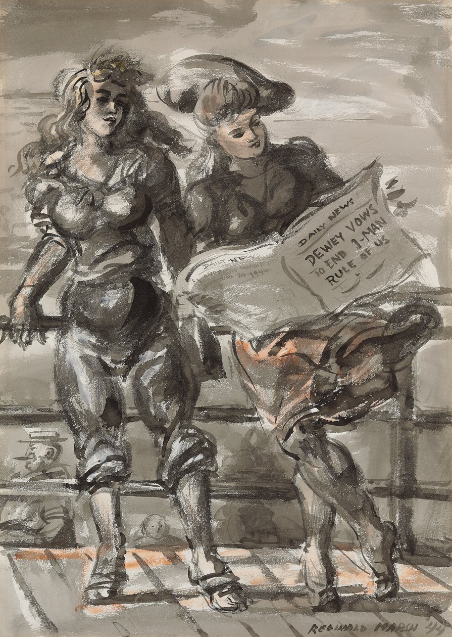 Denní zprávy od Reginald Marsh