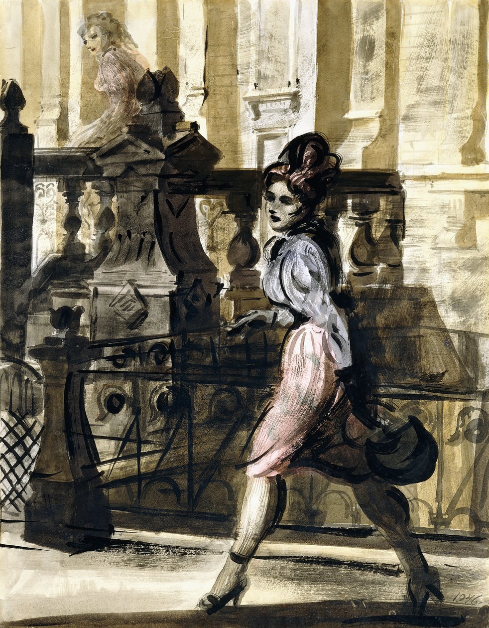 Procházka centrem města od Reginald Marsh