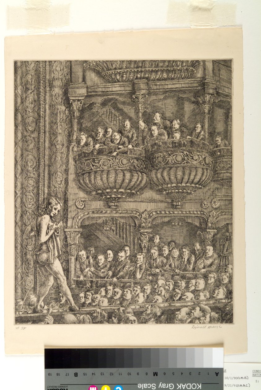 Gaiety Burlesque (lept) od Reginald Marsh