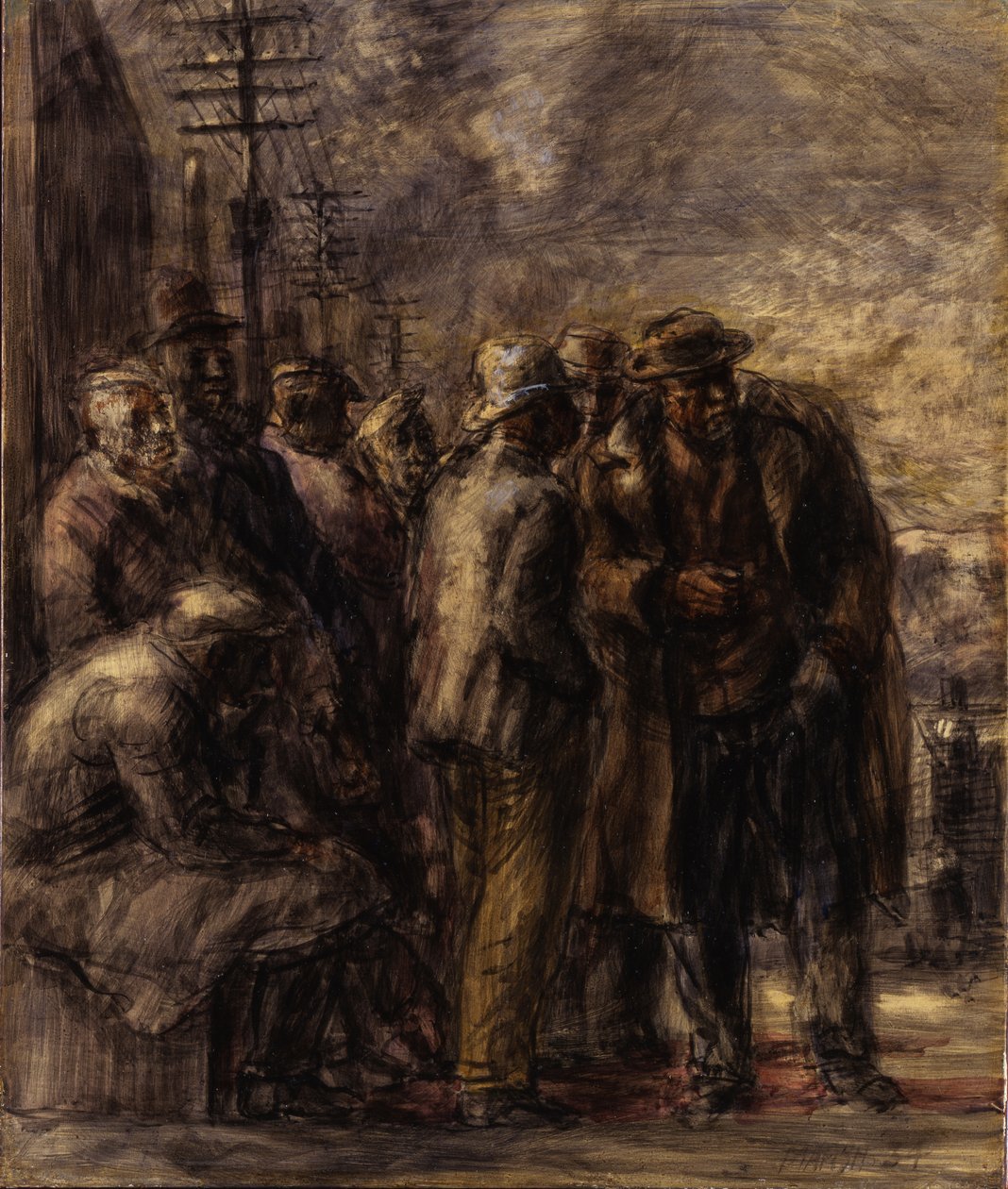 Nezaměstnaní od Reginald Marsh