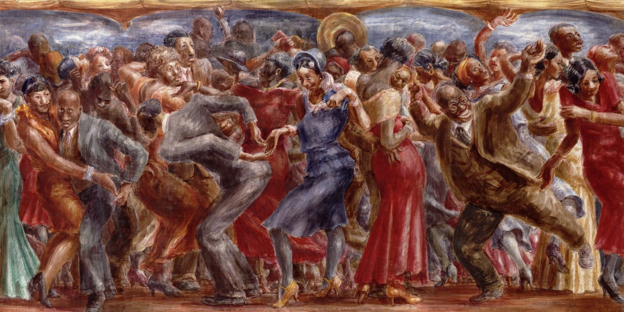 Taneční sál Savoy od Reginald Marsh