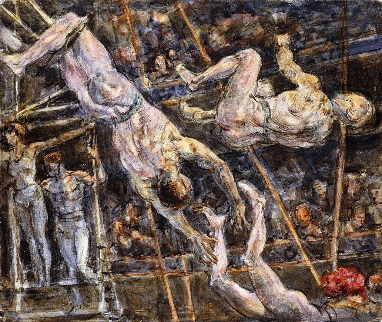 Létající Concellos od Reginald Marsh