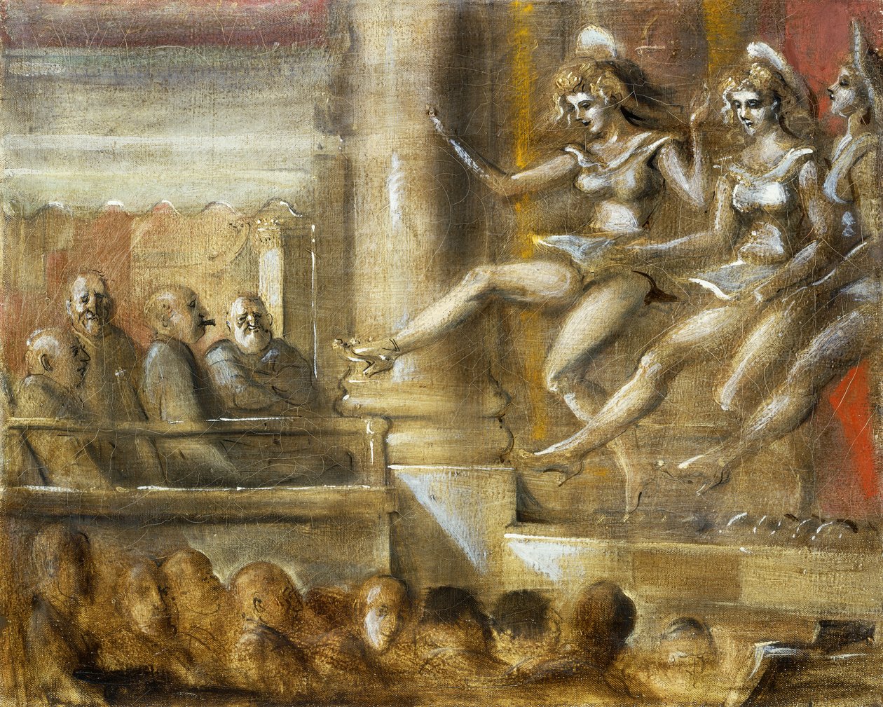 Tři sboristky od Reginald Marsh