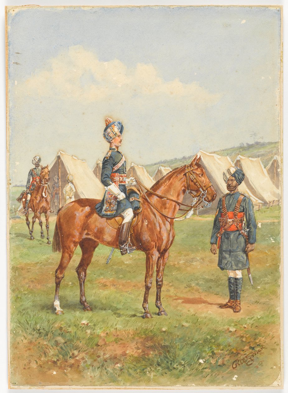 12. kavalérie, cca 1910 od Reginald Wymer