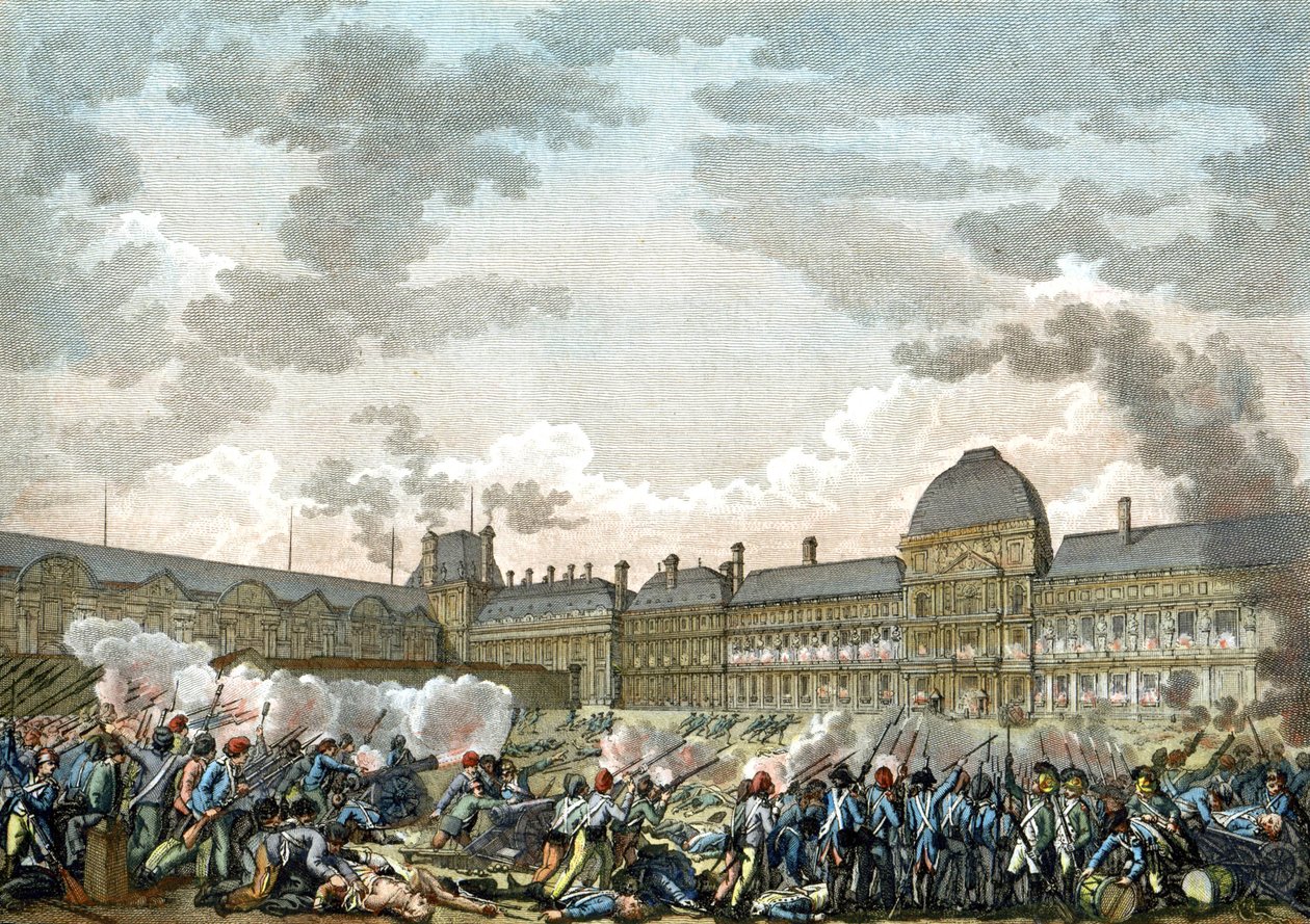 Útok na Tuileries od Reiner Vinkeles