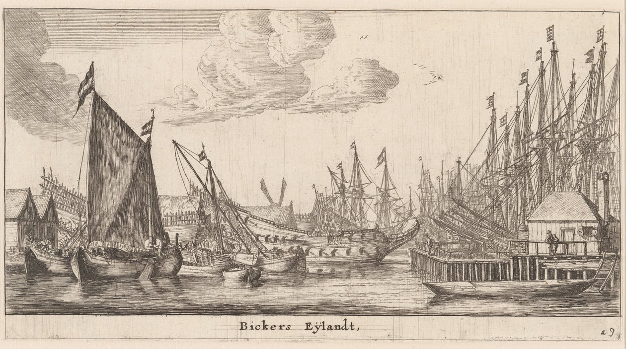 Bickerův ostrov, Amsterdam od Reinier Nooms, called Zeeman