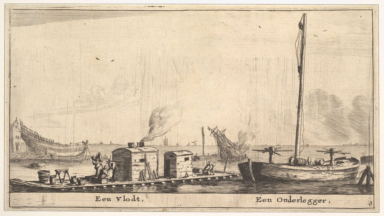 Vor a Onderlegger, 17. století. od Reinier Zeeman