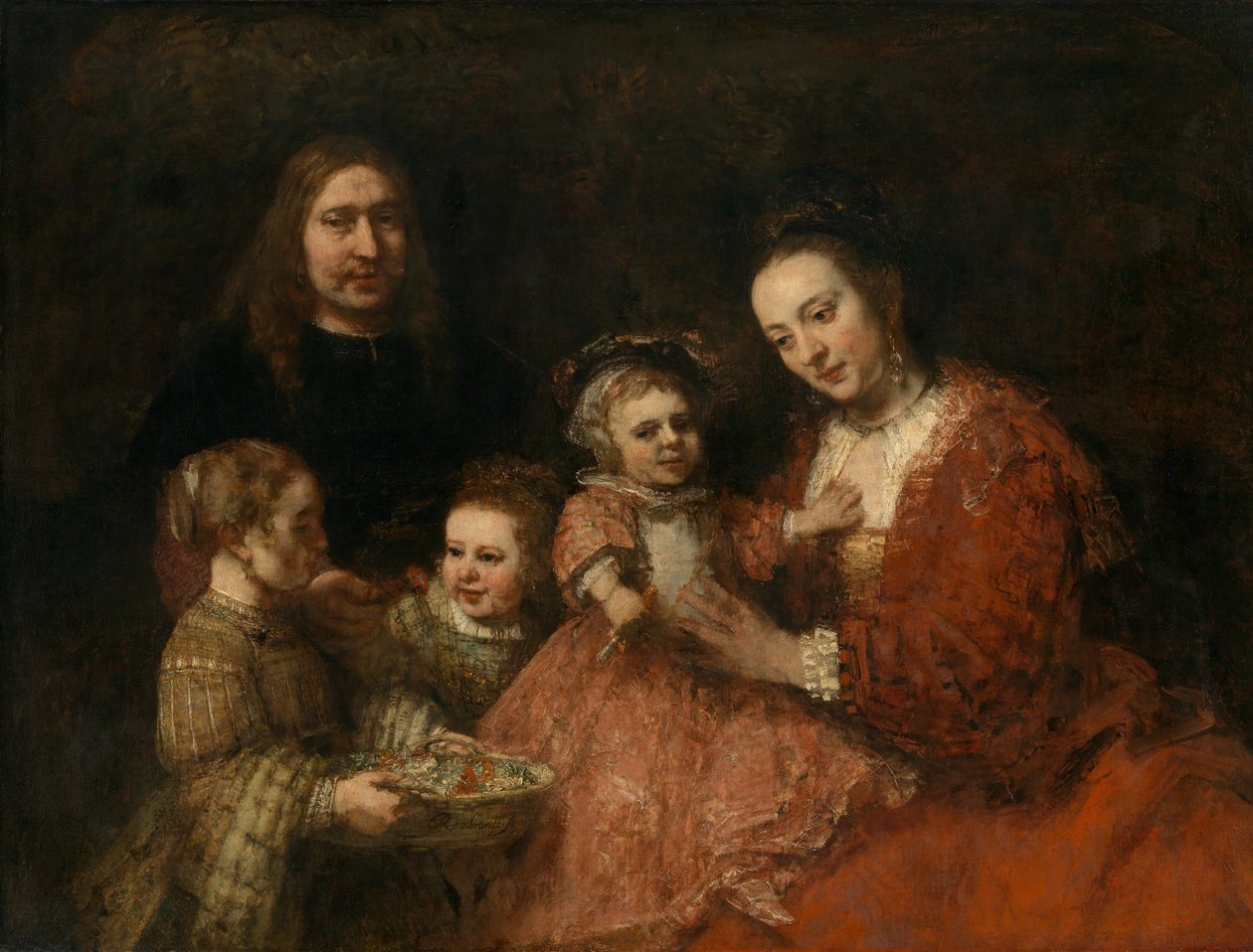 Rodinný portrét od Rembrandt van Rijn
