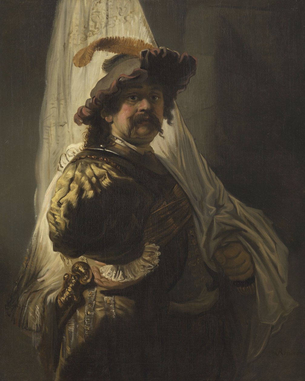 Nositel vlajky od Rembrandt van Rijn