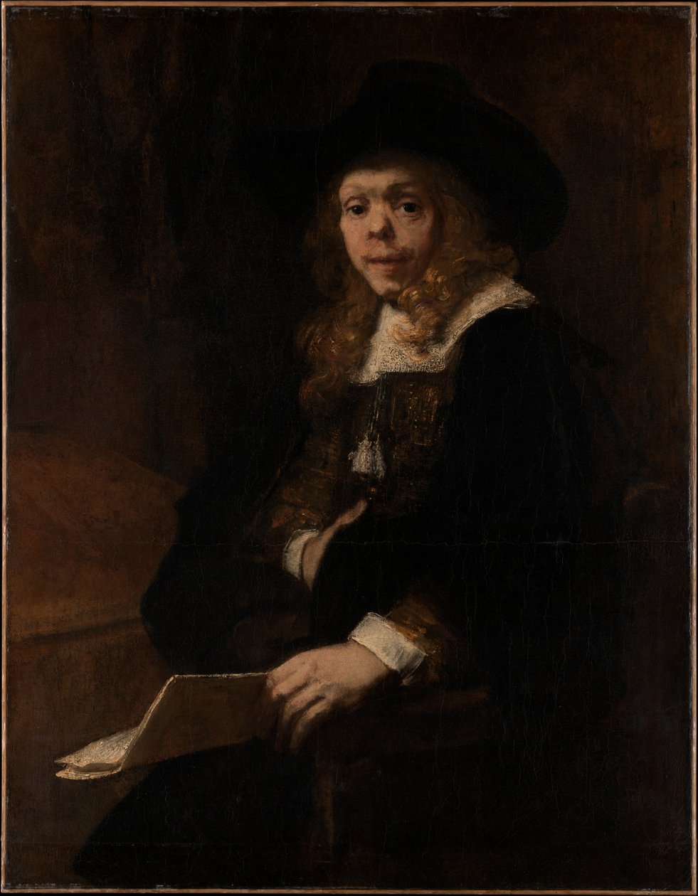 Portrét Gerarda de Lairesse, 1665-67 od Rembrandt van Rijn