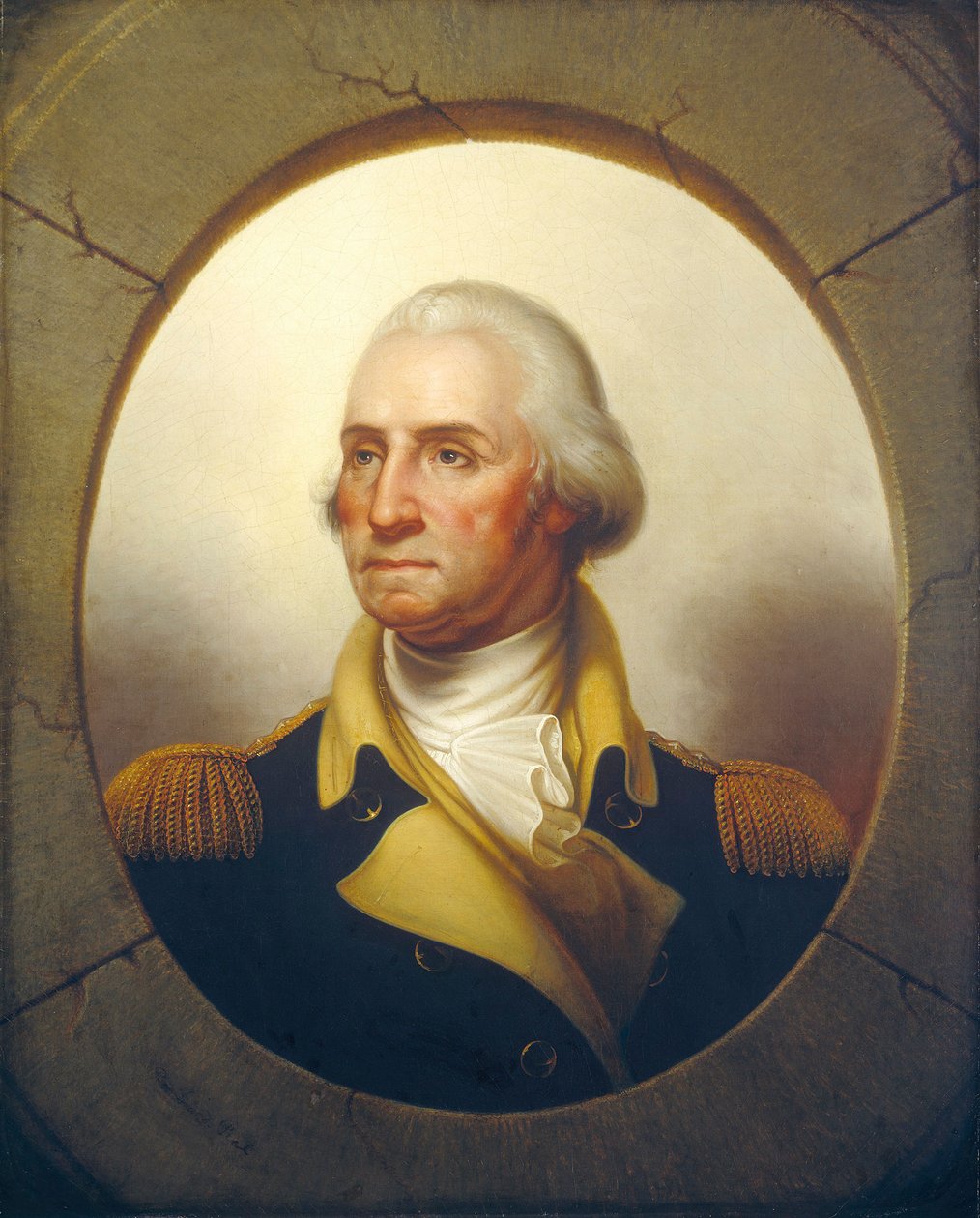 George Washington, kolem roku 1850 od Rembrandt Peale