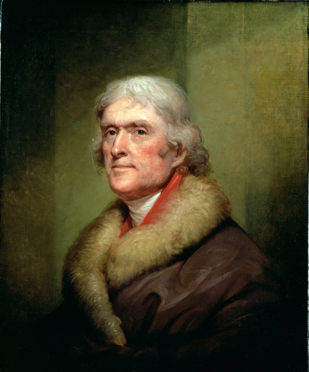 Portrét Thomase Jeffersona, 1805 od Rembrandt Peale