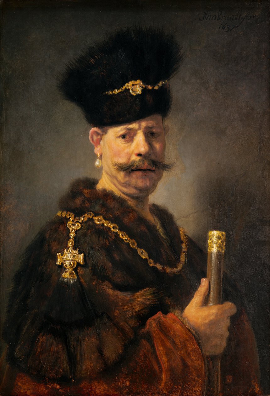 Polský šlechtic od Rembrandt van Rijn