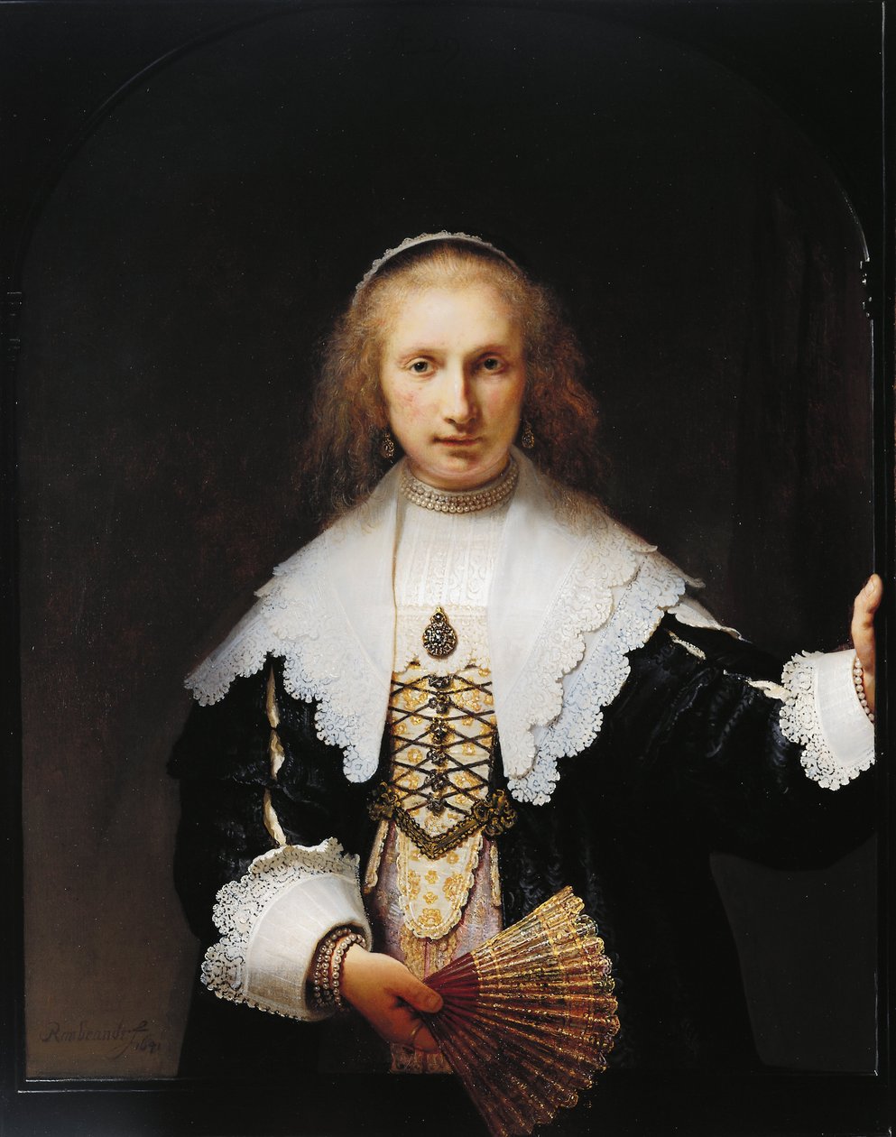 Agatha Bas (1611-58) od Rembrandt van Rijn