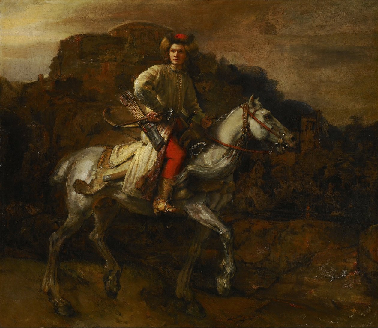 Polský jezdec od Rembrandt van Rijn