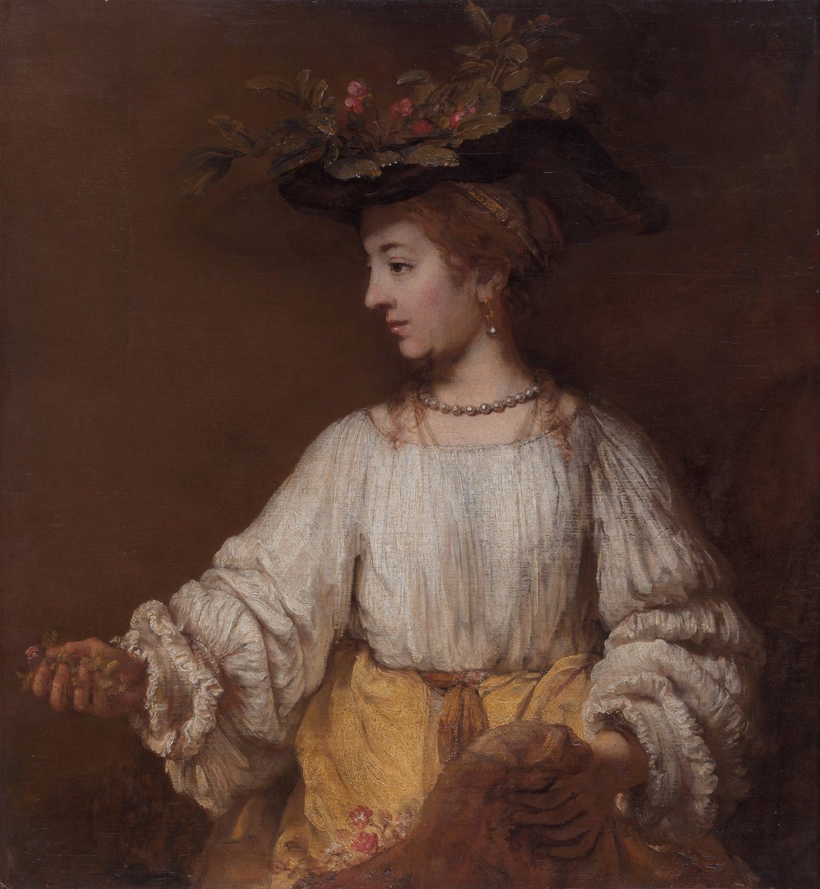 Flóra od Rembrandt van Rijn