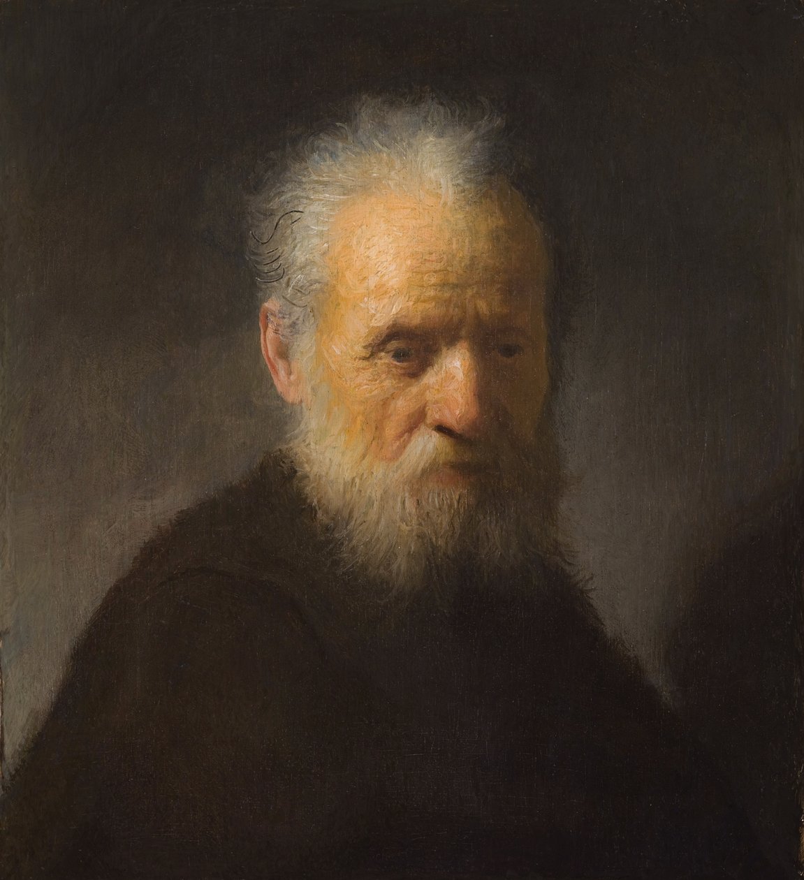 Starý muž s plnovousem od Rembrandt van Rijn