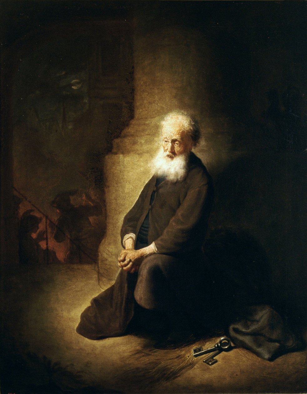 Kající se svatý Petr. od Rembrandt van Rijn