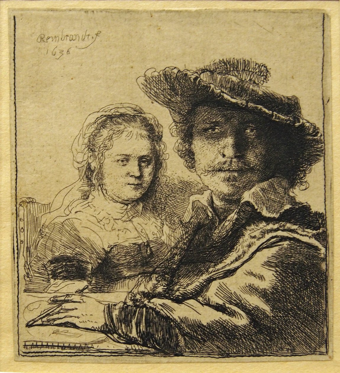 Autoportrét se Saskií od Rembrandt van Rijn