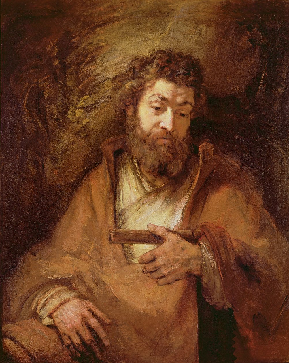 Apoštol Simon, 1661 od Rembrandt van Rijn