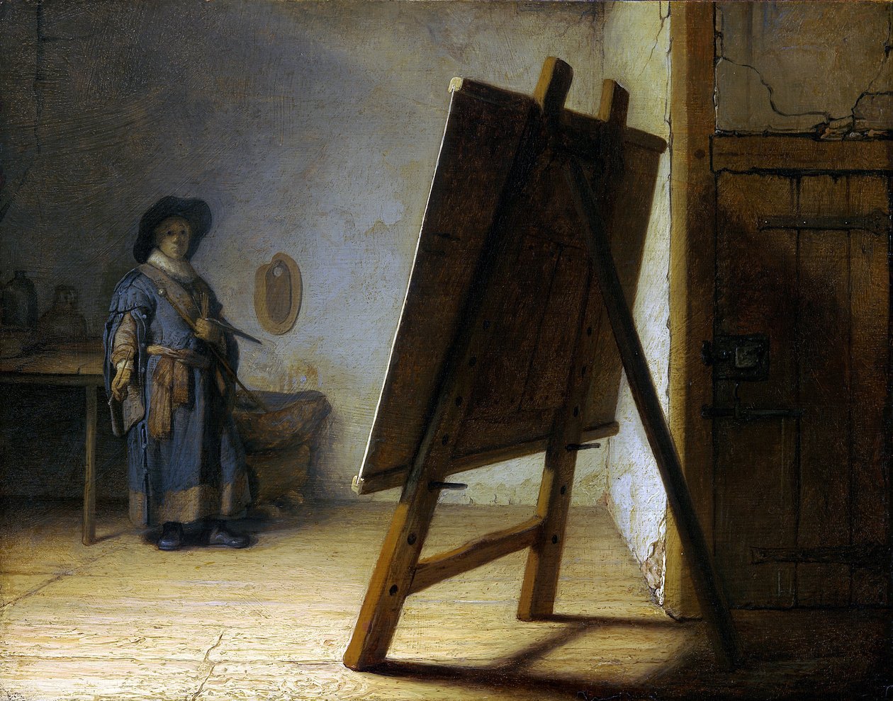 Umělec ve svém ateliéru od Rembrandt van Rijn