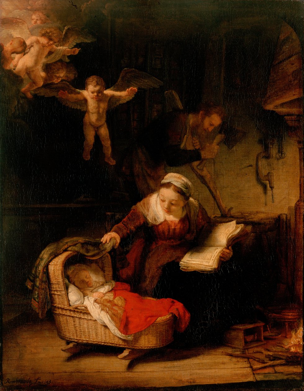 Svatá rodina od Rembrandt van Rijn