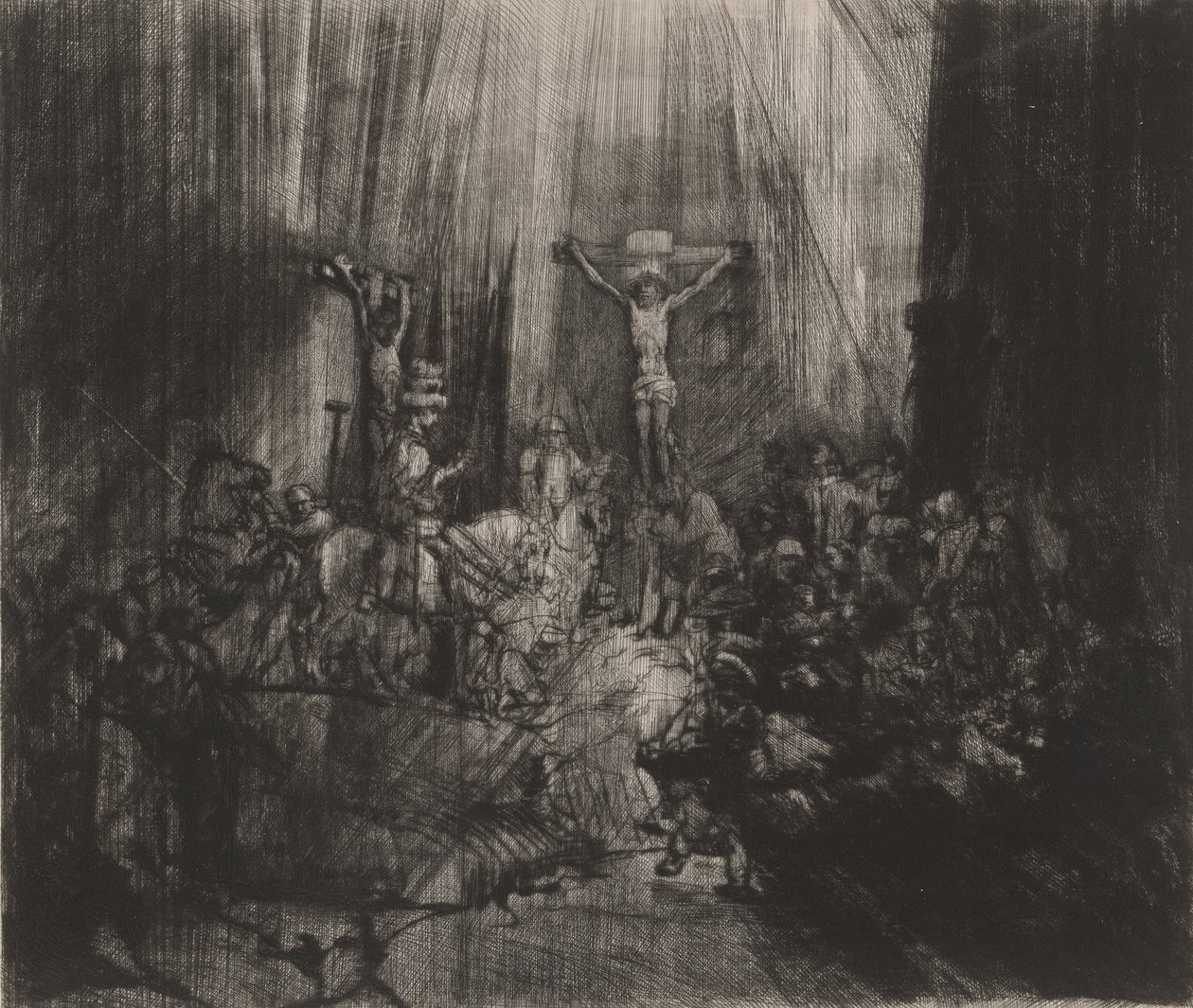 Tři kříže od Rembrandt van Rijn