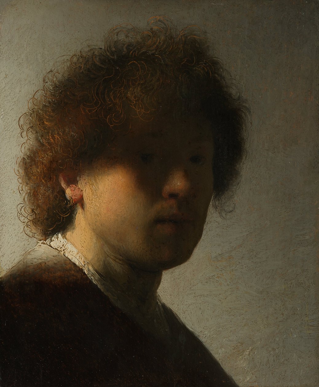 Autoportrét v mladém věku od Rembrandt van Rijn
