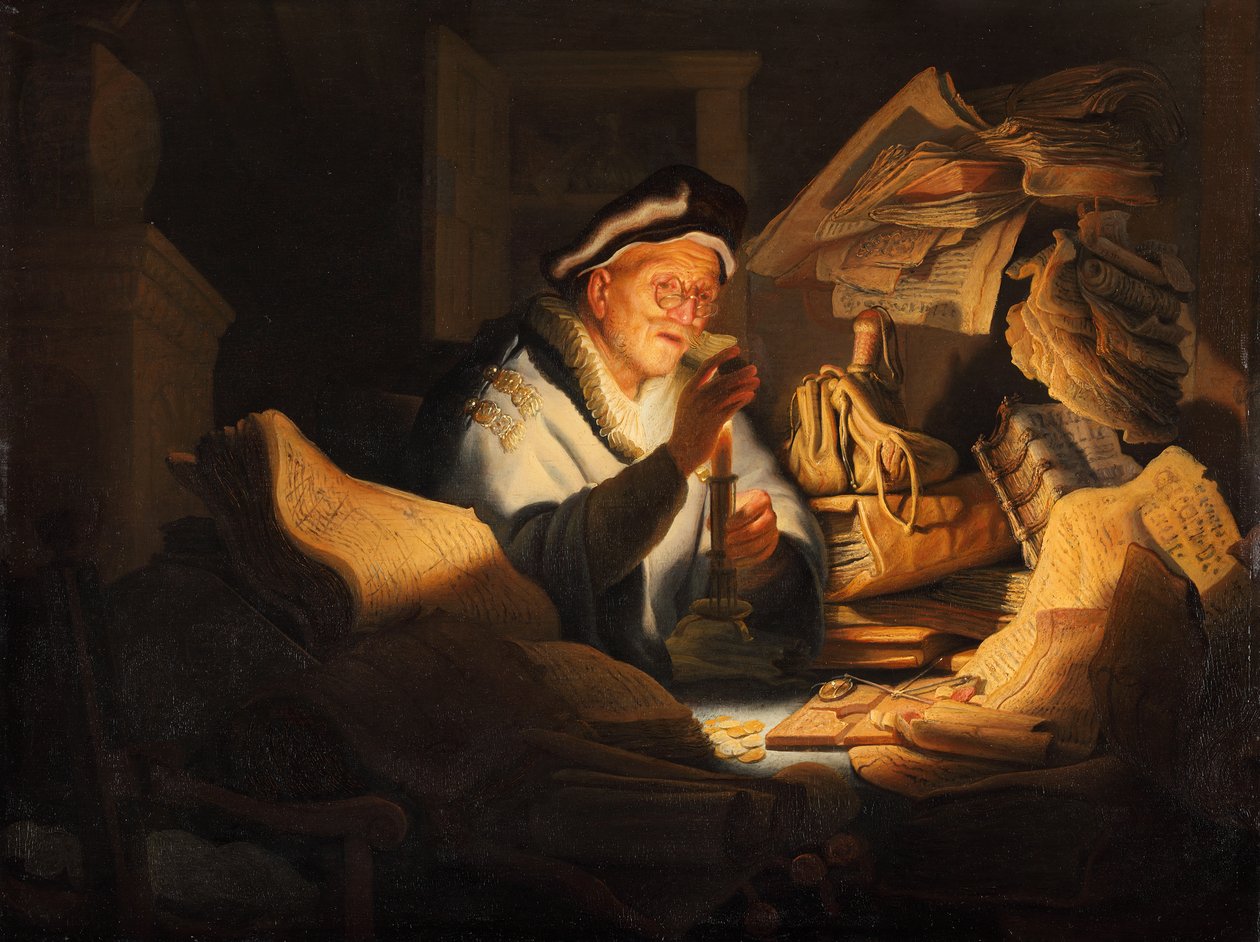 Měnič peněz od Rembrandt