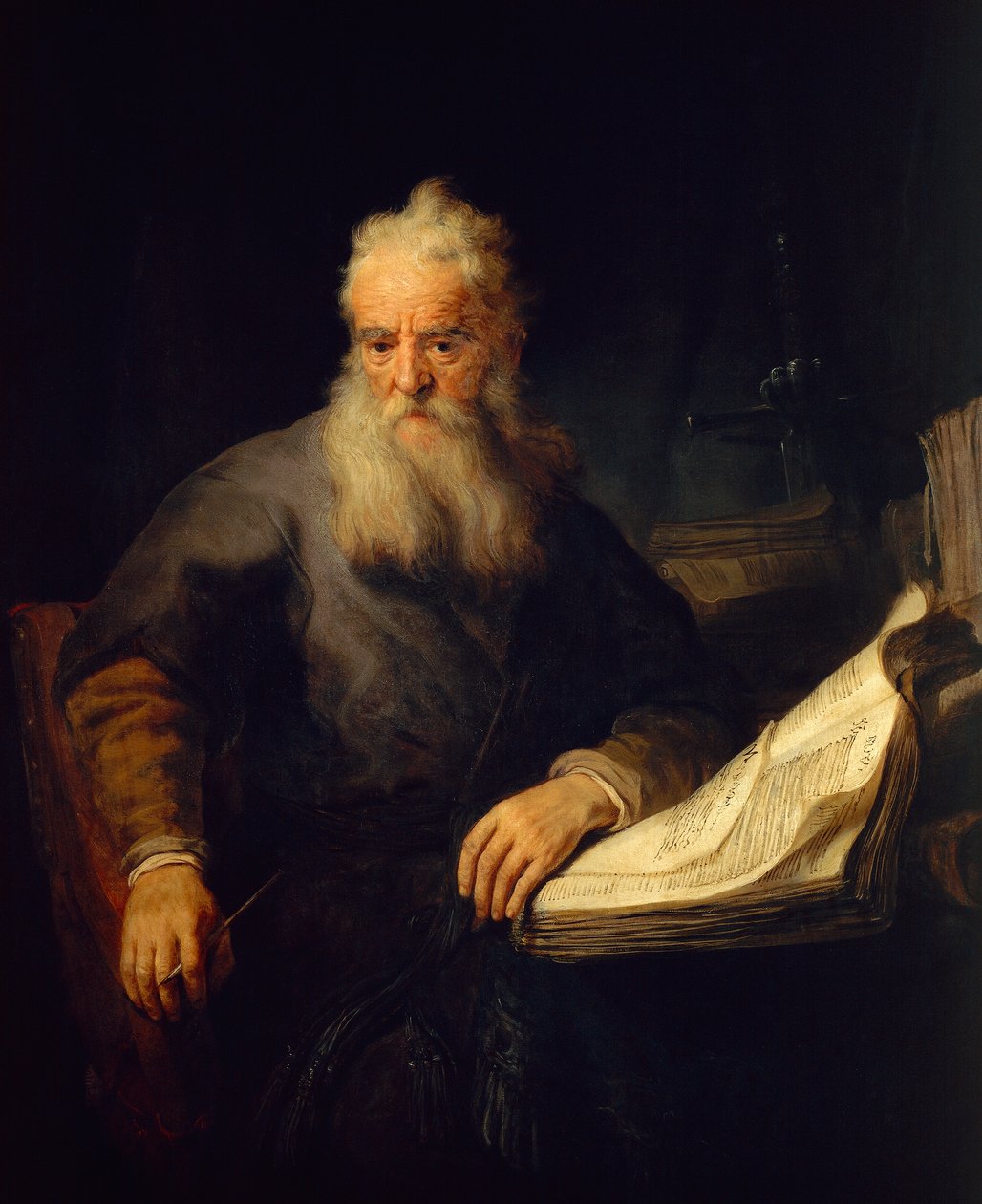 apoštol Pavel od Rembrandt Harmensz. van Rijn