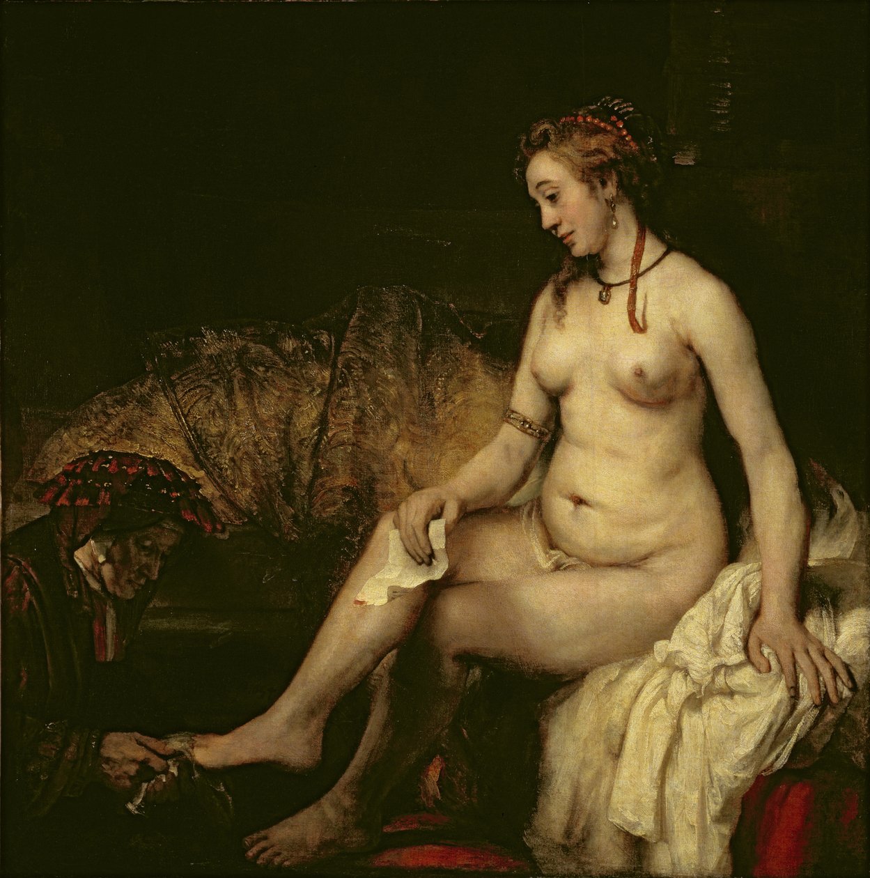 Bathsheba koupání od Rembrandt van Rijn