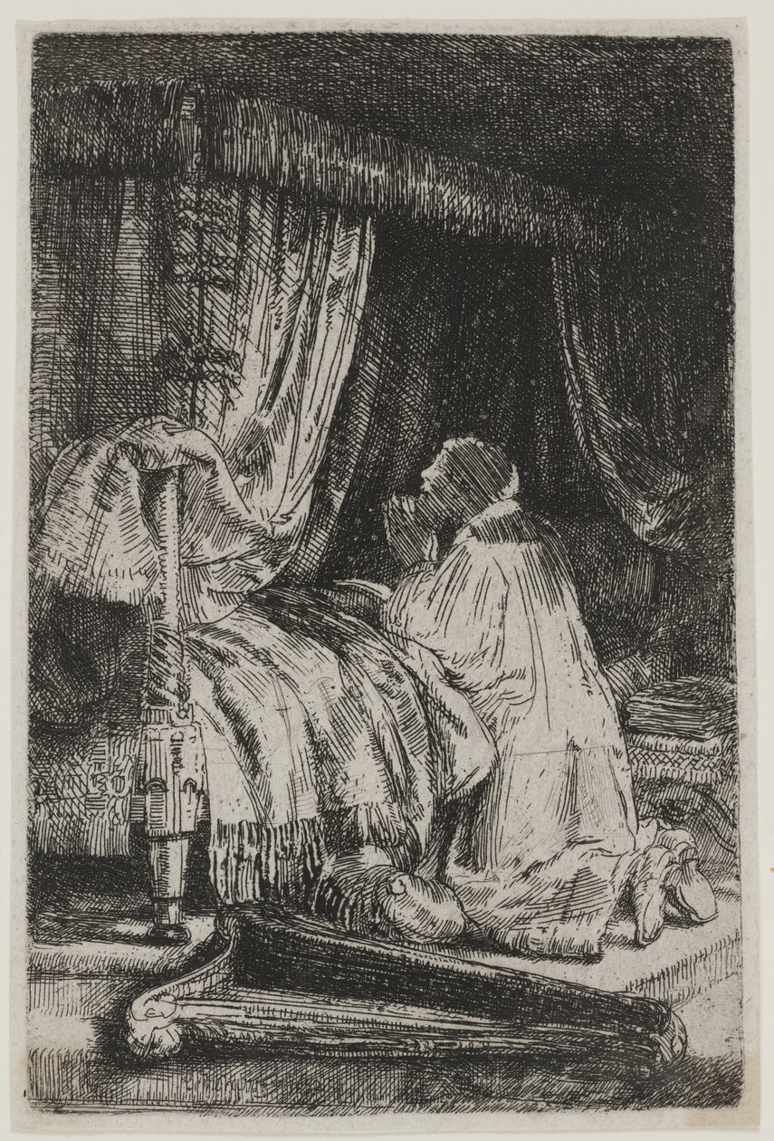 David v modlitbě od Rembrandt van Rijn