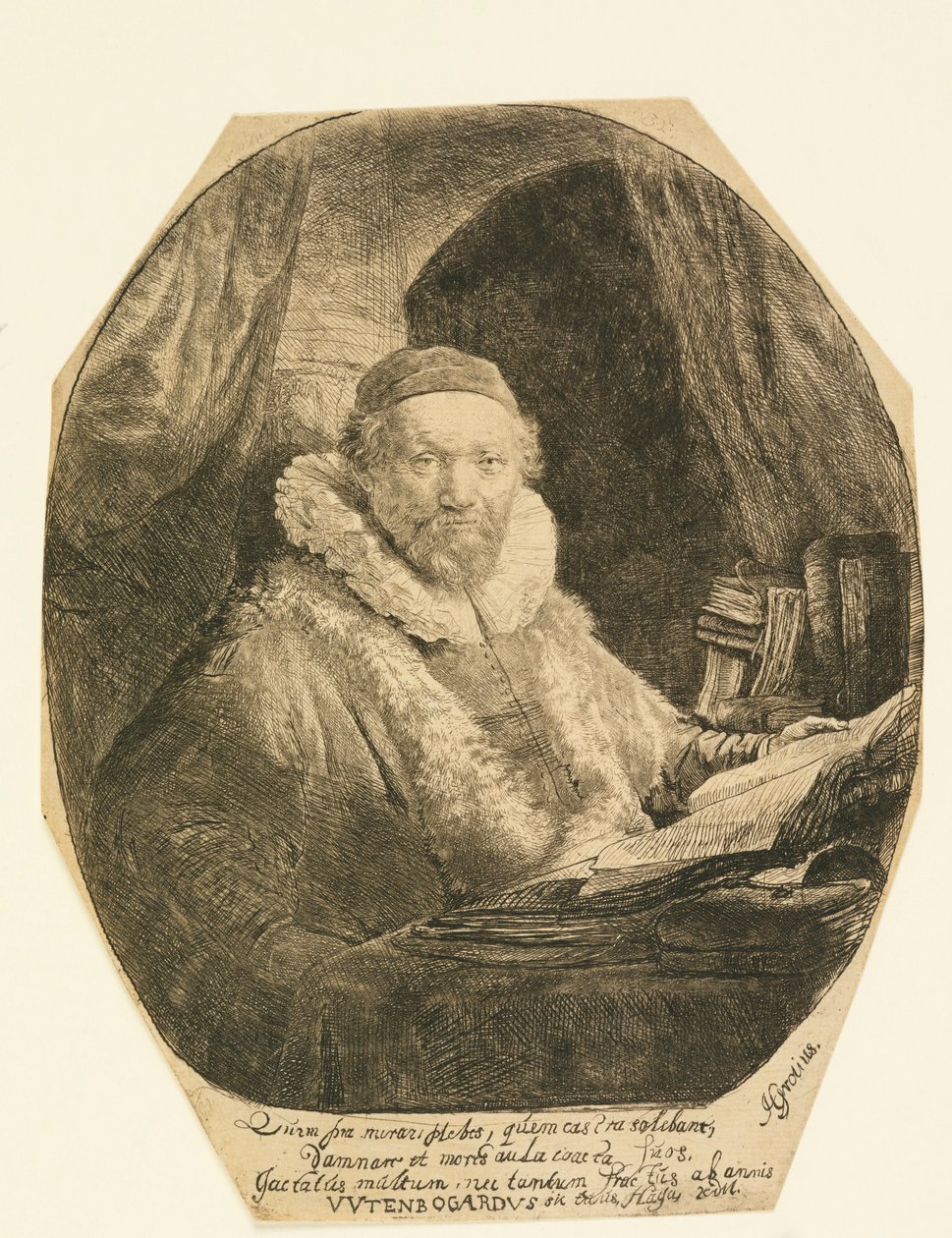 Jan Uytenbogaert, kazatel od Rembrandt van Rijn