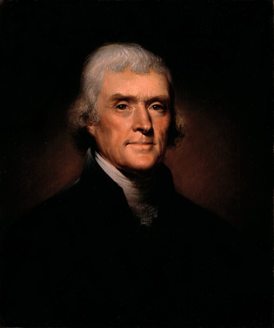 Thomas Jefferson od Rembrandt Peale