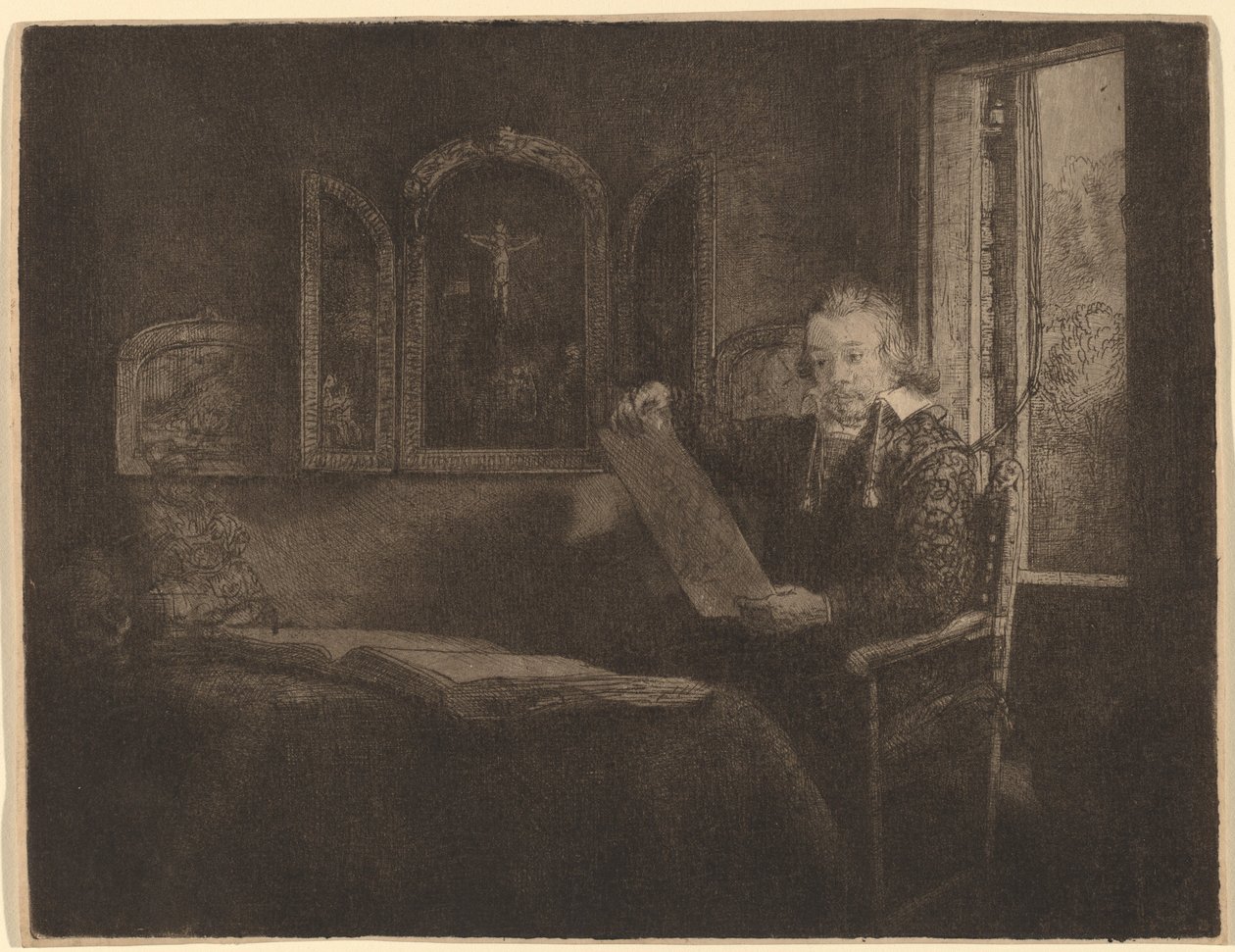 Abraham Francouz od Rembrandt van Rijn