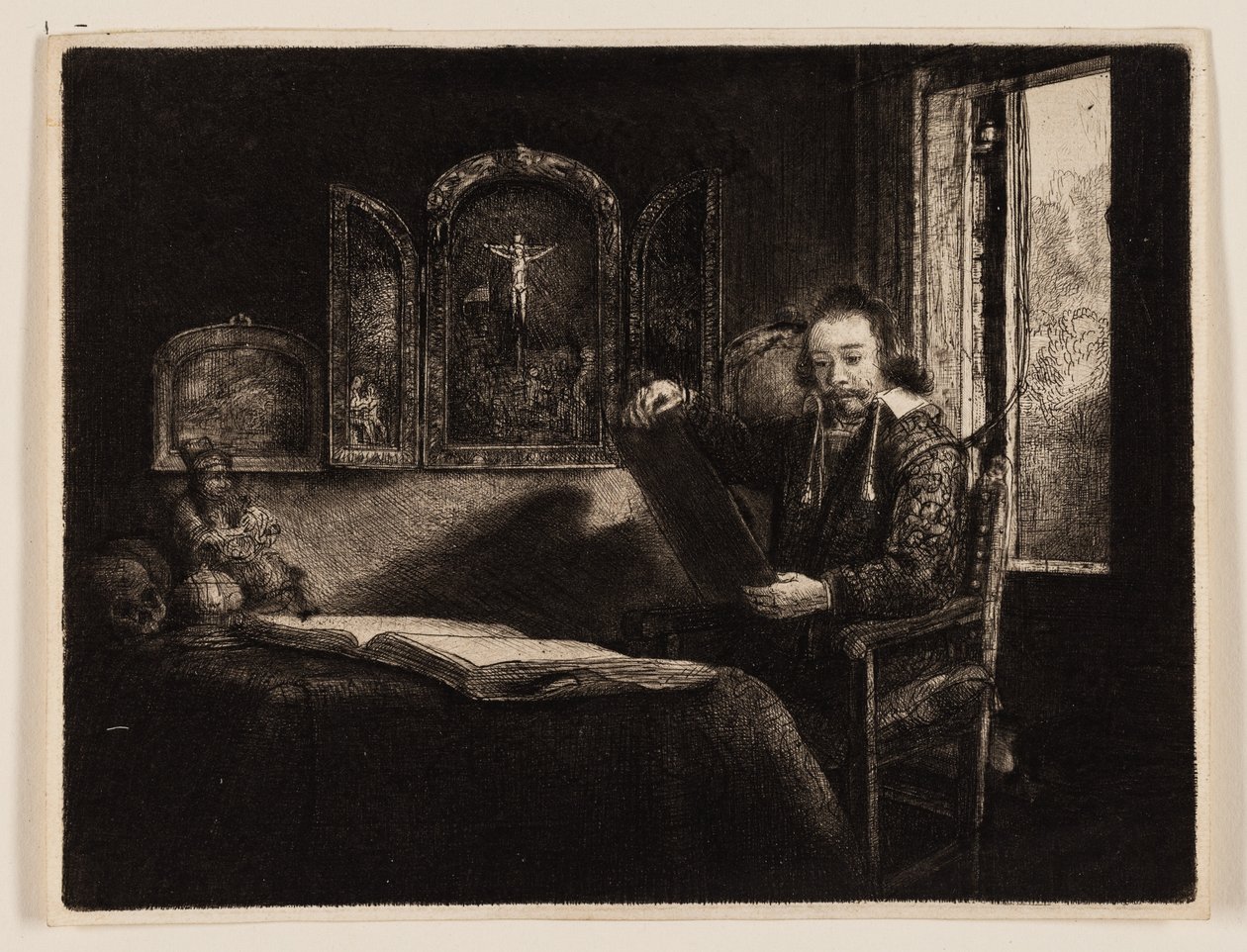 Abraham Francen, lékárník od Rembrandt van Rijn
