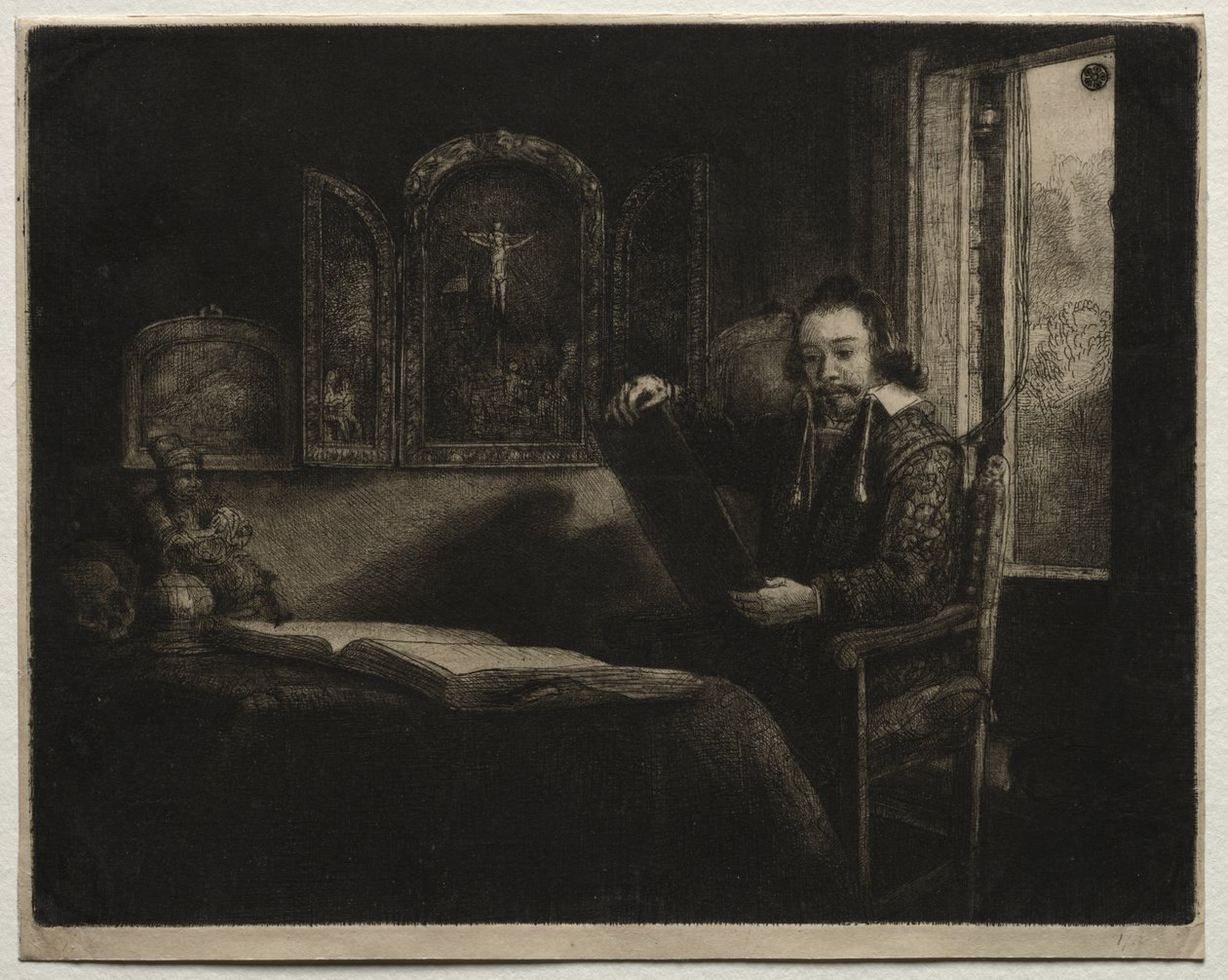 Abraham Francen, lékárník od Rembrandt van Rijn